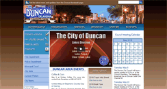 Desktop Screenshot of cityofduncan.com